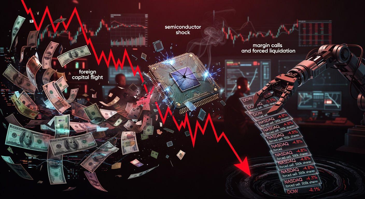💡 코스피폭락장, 세 가지 복합 충격 분석