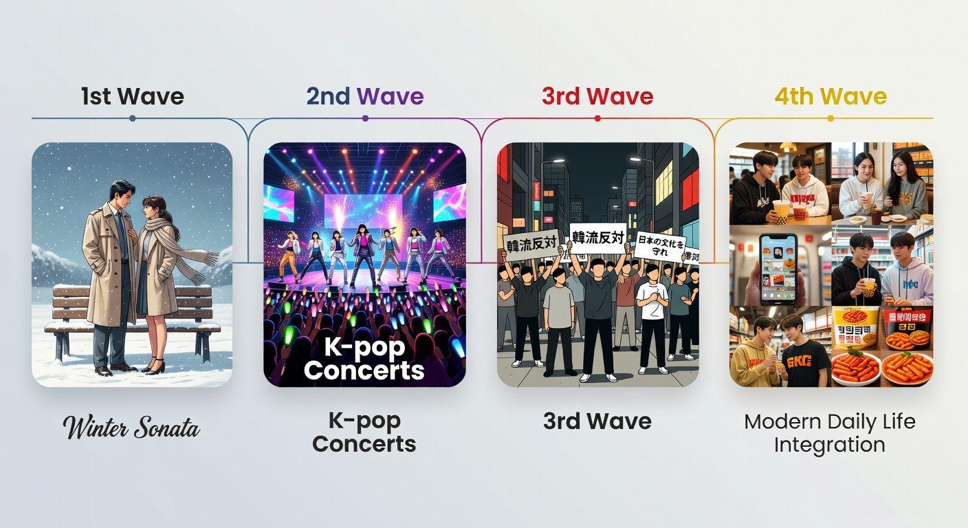 💡 일본 한류의 변천사: 1차부터 4차까지