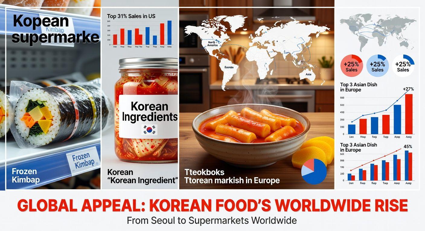 💰 K-푸드: 김치, 김밥, 떡볶이의 세계화