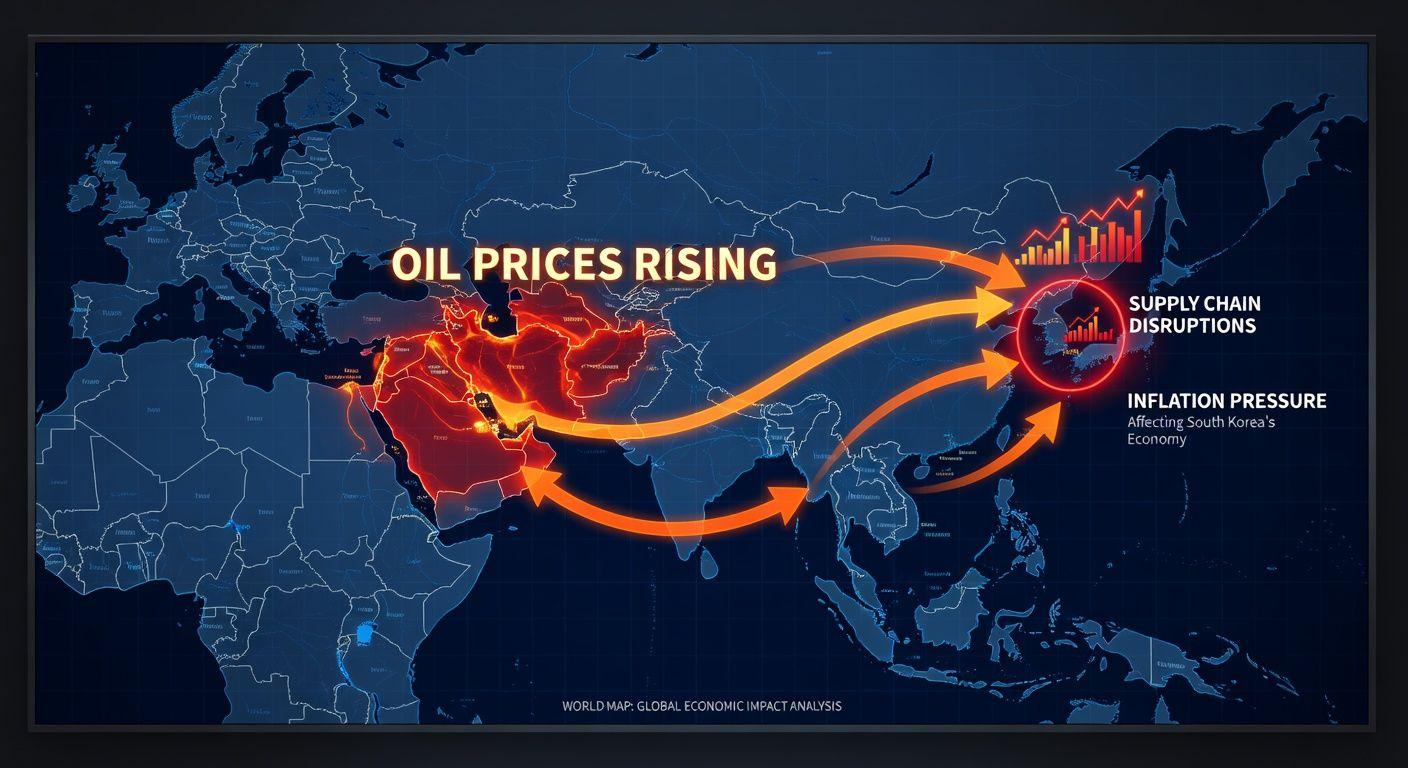⚙️ 급락의 원인: 중동 전쟁과 삼고(高油價·高物價·高金利) 복합위기