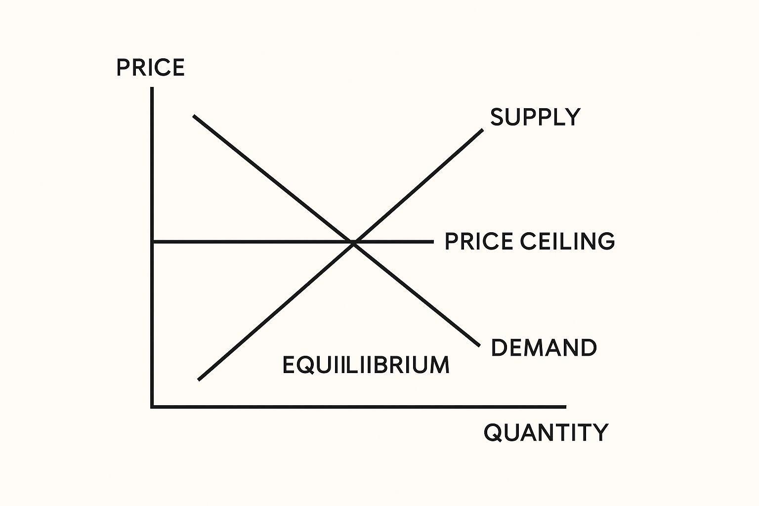 💡 수요와 공급 균형과 가격 통제 정책