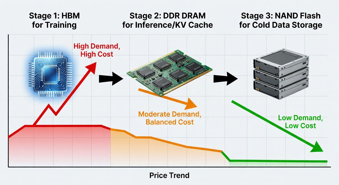 🔍 AI 시대, 메모리 수요의 진화: HBM에서 D램·낸드까지