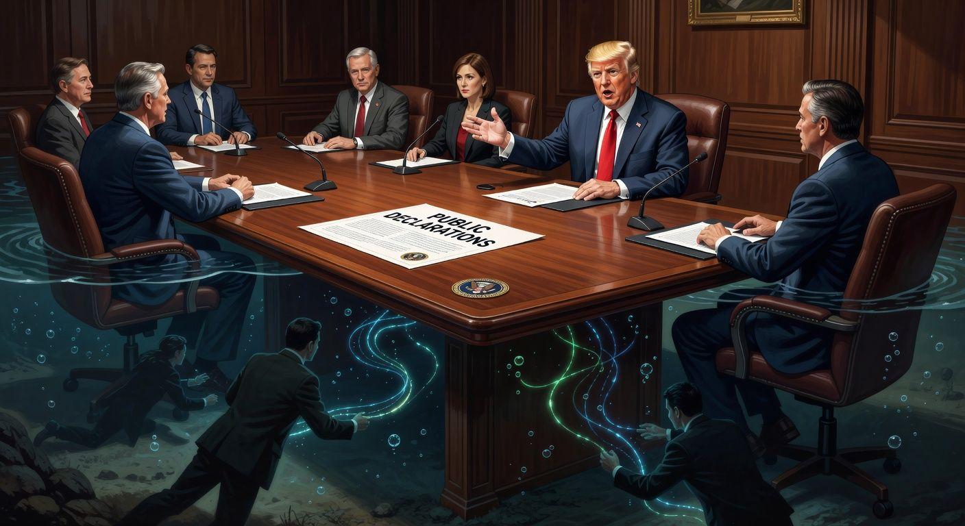 📝 트럼프의 협상 설계: 공개 발언과 물밑 협상의 패턴