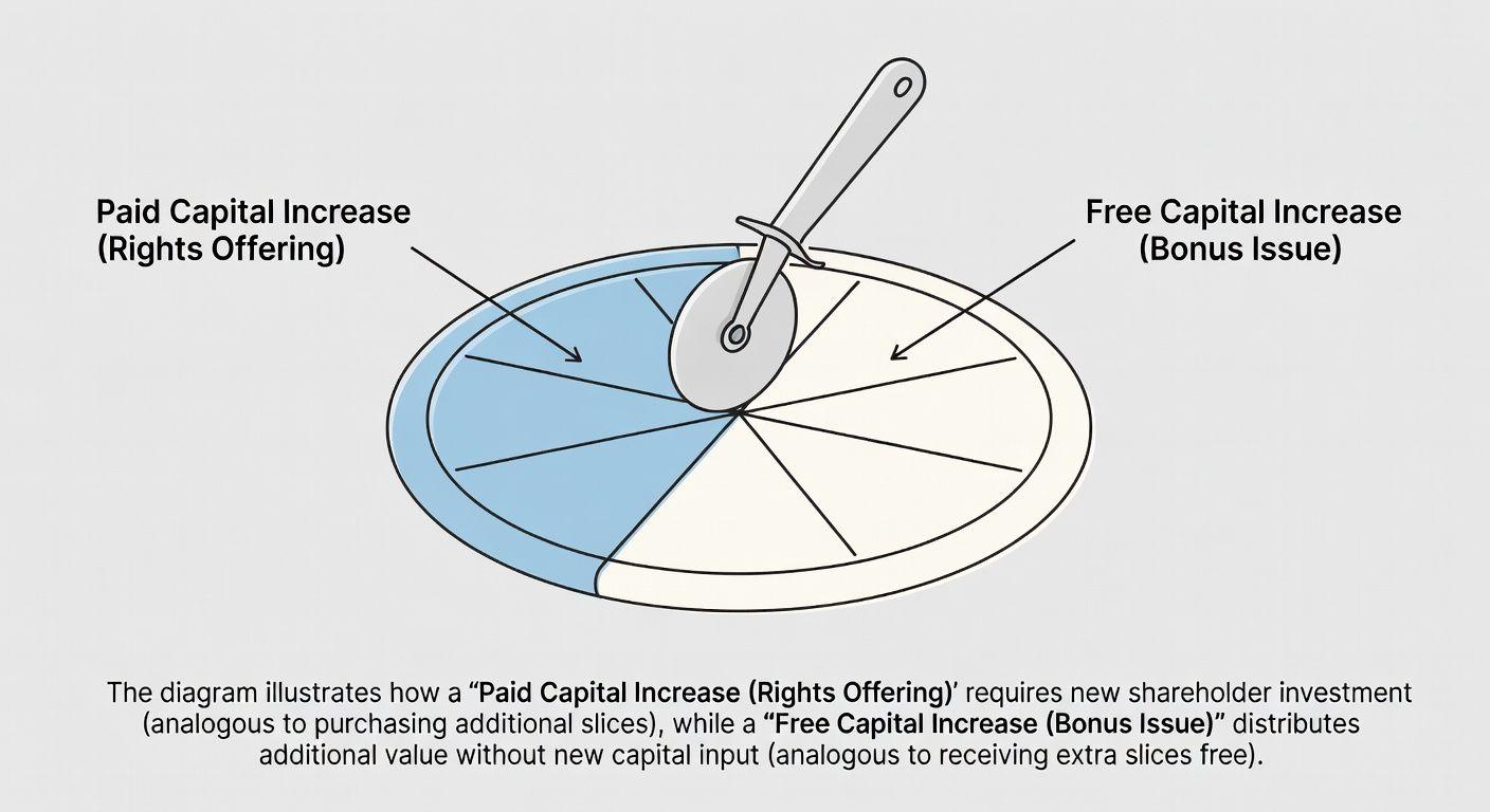 💡 증자 기본 개념: 유상증자와 무상증자의 핵심 차이