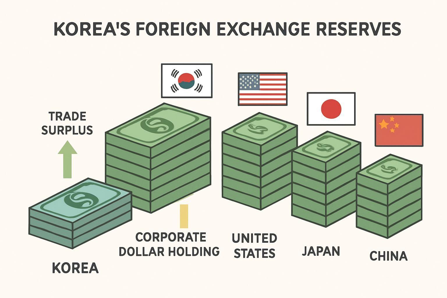🔍 외환보유고 풍부함 vs 통화스와프 거절의 진실