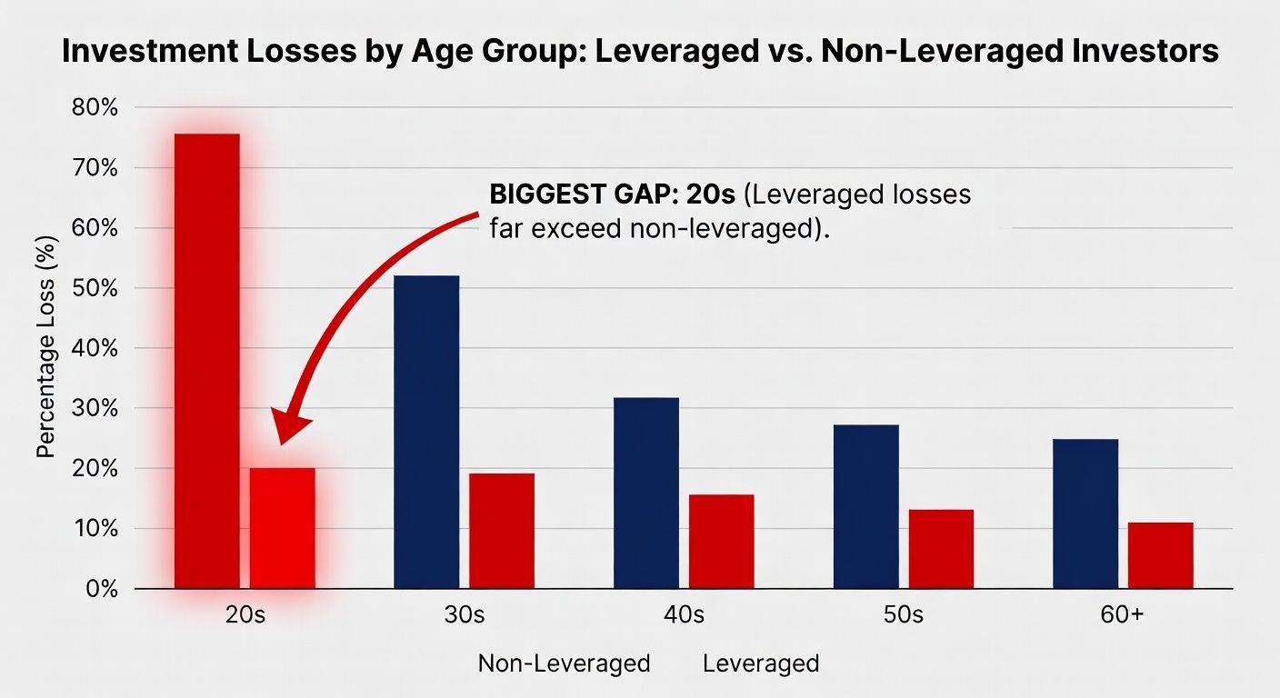 📈 20대 소액 투자자, 가장 큰 격차로 드러난 취약성