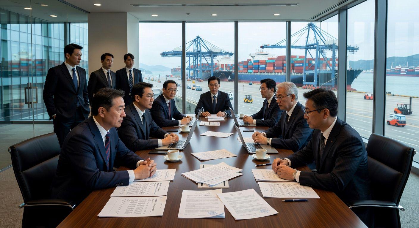 💰 중국·일본 기업들, 한국 해운사에 생존 통행료 지불