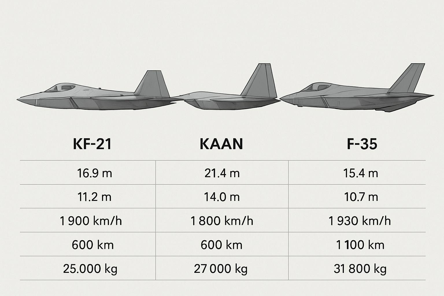 📊 KF-21 수출 경쟁자, 터키 카안과 F-35 비교