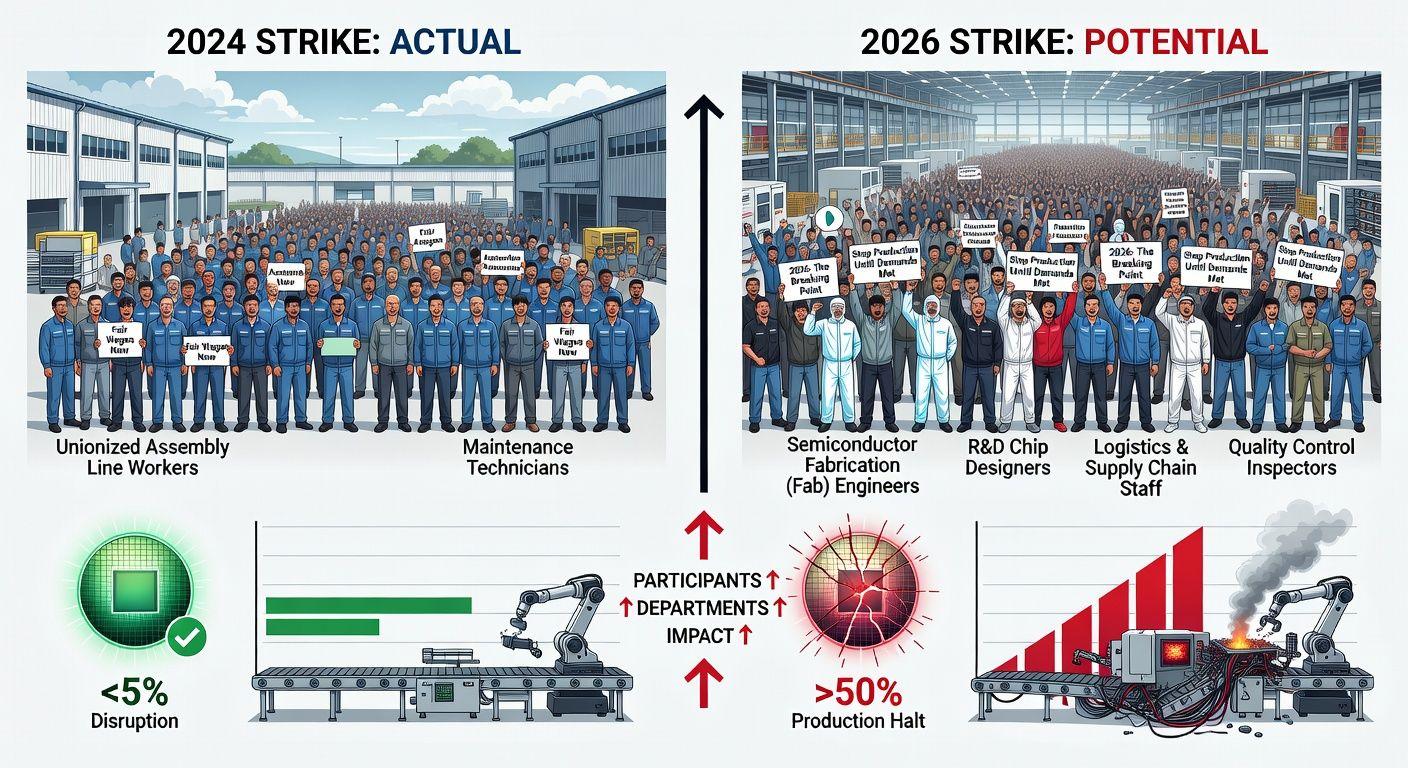 📈 2024년 파업과의 결정적 차이점