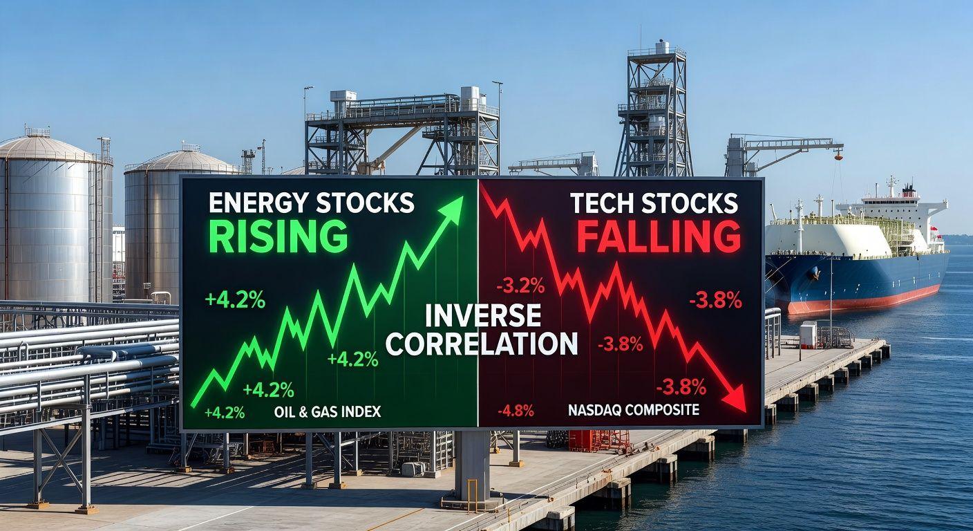 💰 에너지 주식 반사이익, 하락장 속 유일한 오아시스
