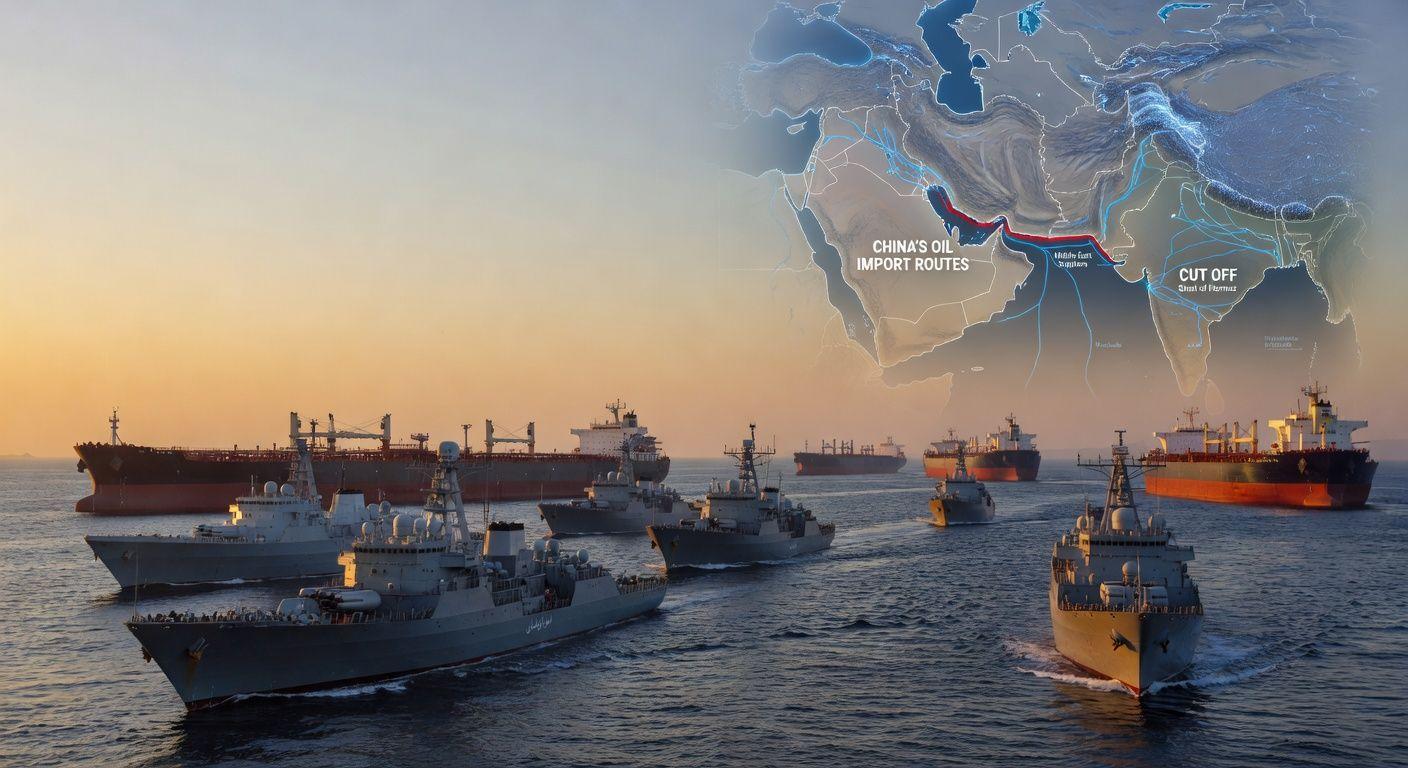 📈 2026년 이란 공습: 중국의 대리전이 자국의 석유 공급을 위협하다