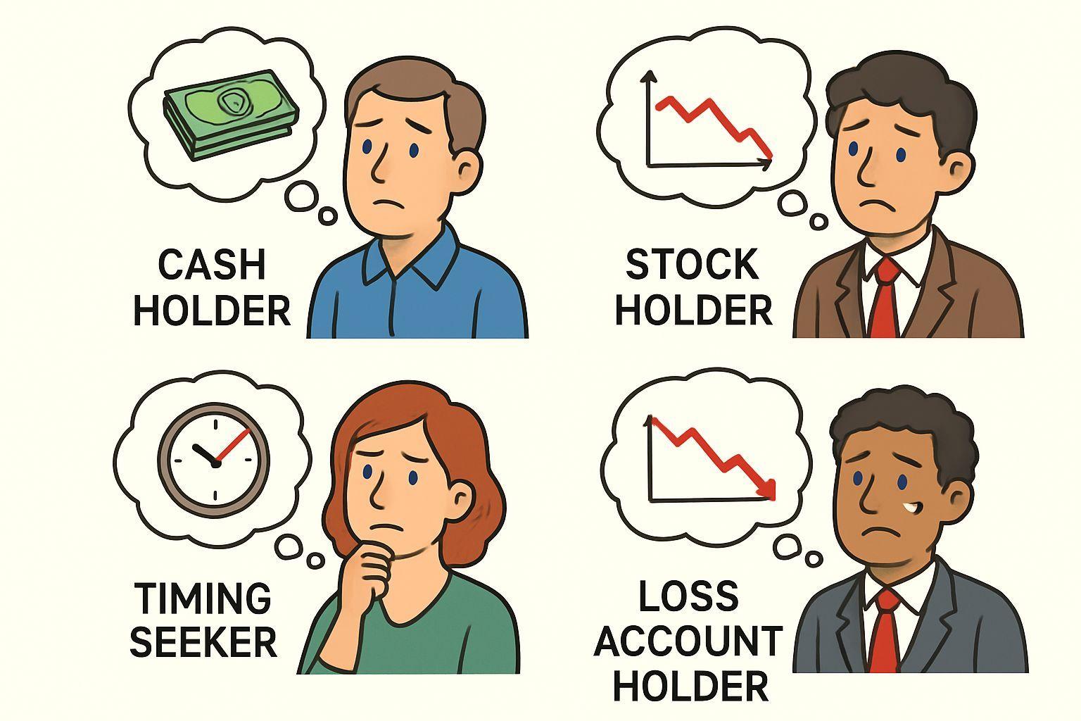 🔍 하락장 4가지 투자자 유형별 맞춤 전략