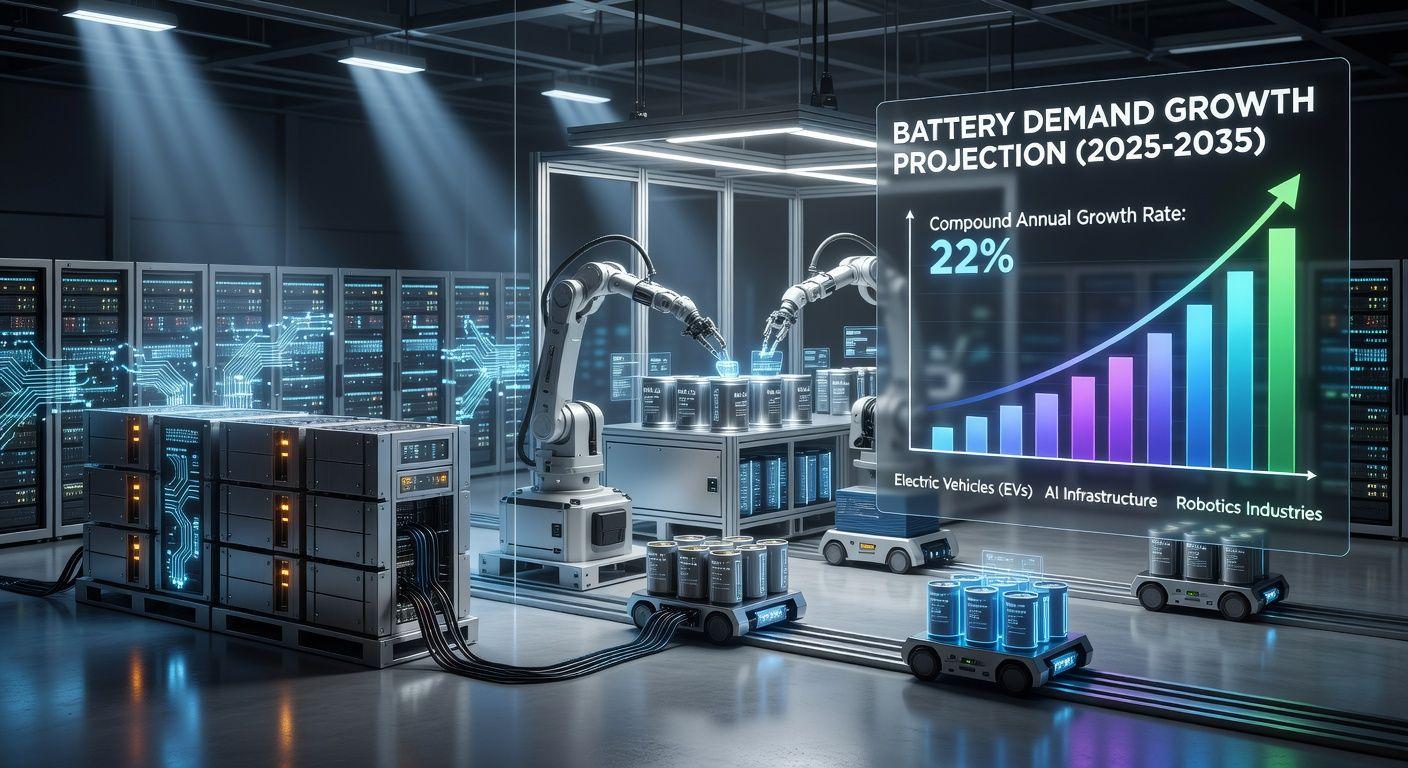 🤖 AI 시대에 필수적인 배터리 수요 증가 전망