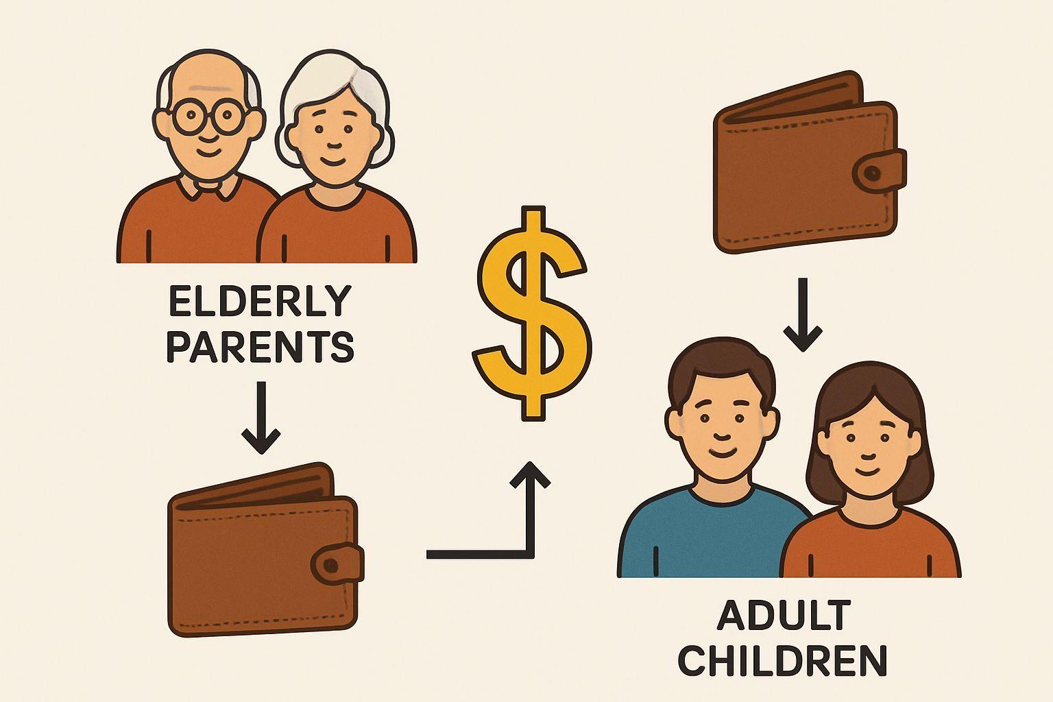 📌 자녀 지원이 가져온 동반 파산