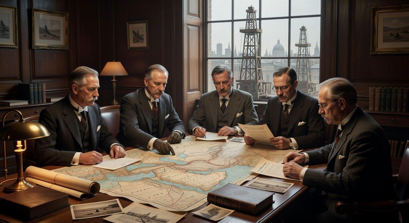 🔍 영국 금융 세력의 역사적 중동 개입 구조