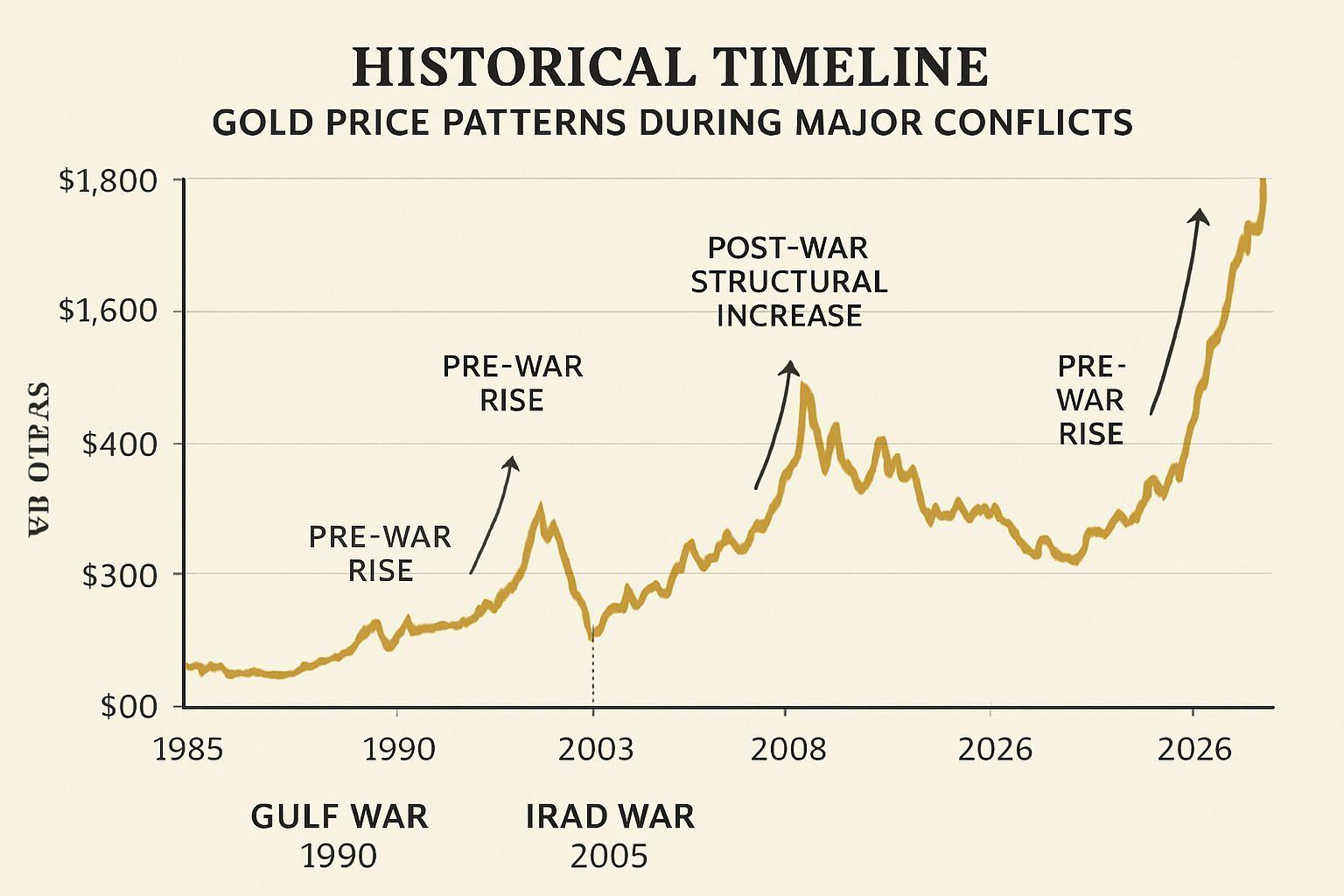 📈 전쟁마다 반복된 금값의 역사적 패턴