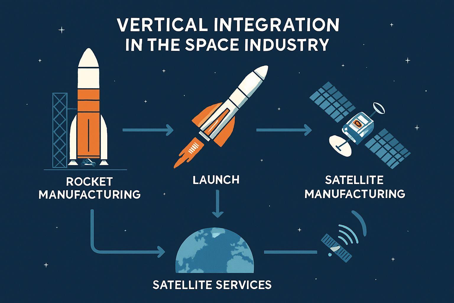 🔍 수직 통합이 우주 산업에서 중요한 이유