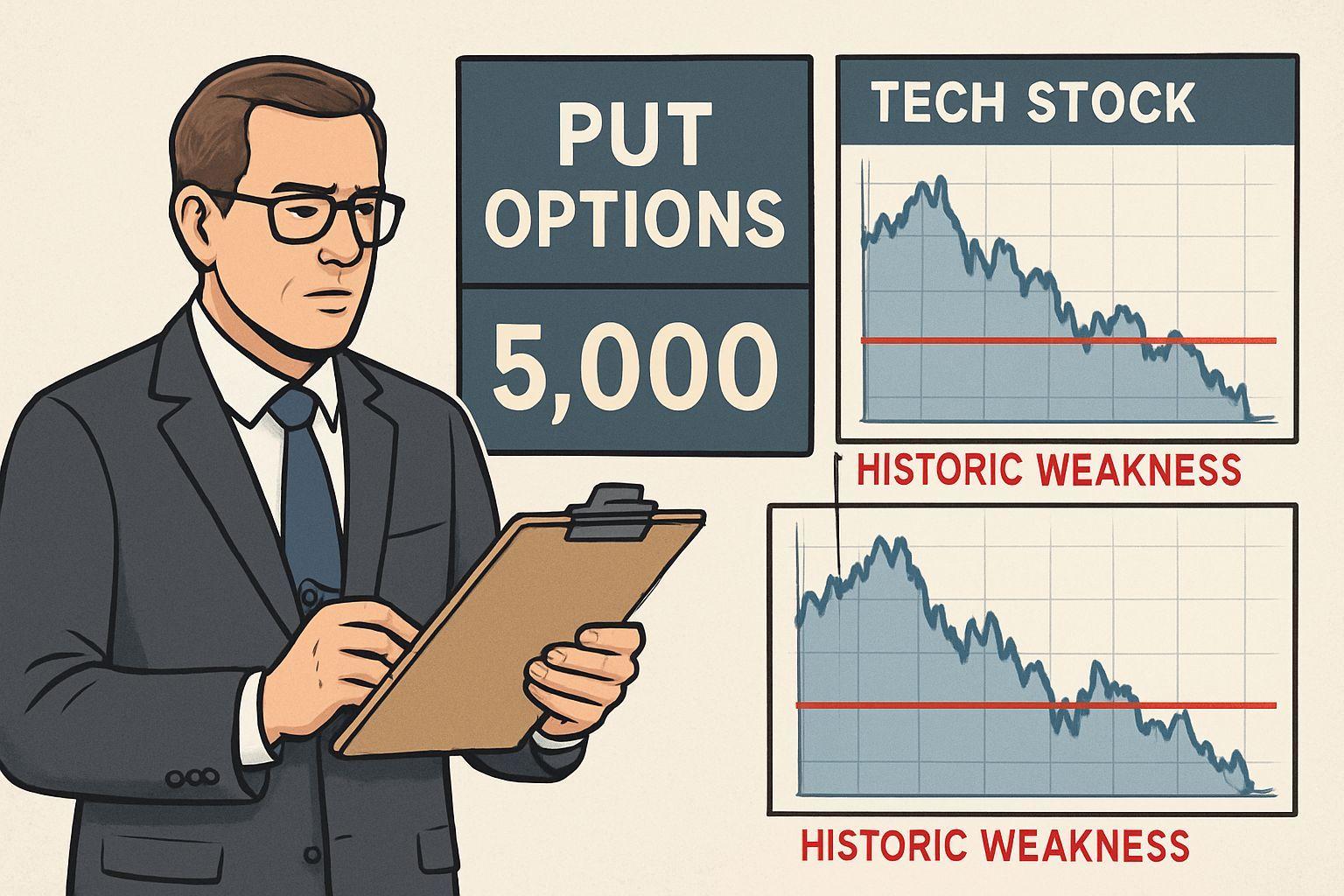 💰 기관 투자자의 과도한 보험과 기술주 회복 필요성