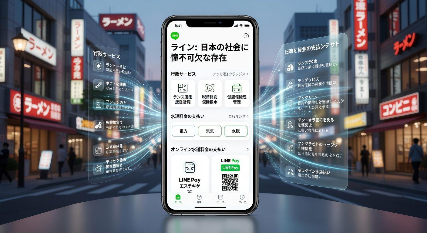 ⚙️ 일본 IT 산업 쇠퇴와 라인의 독점적 영향력