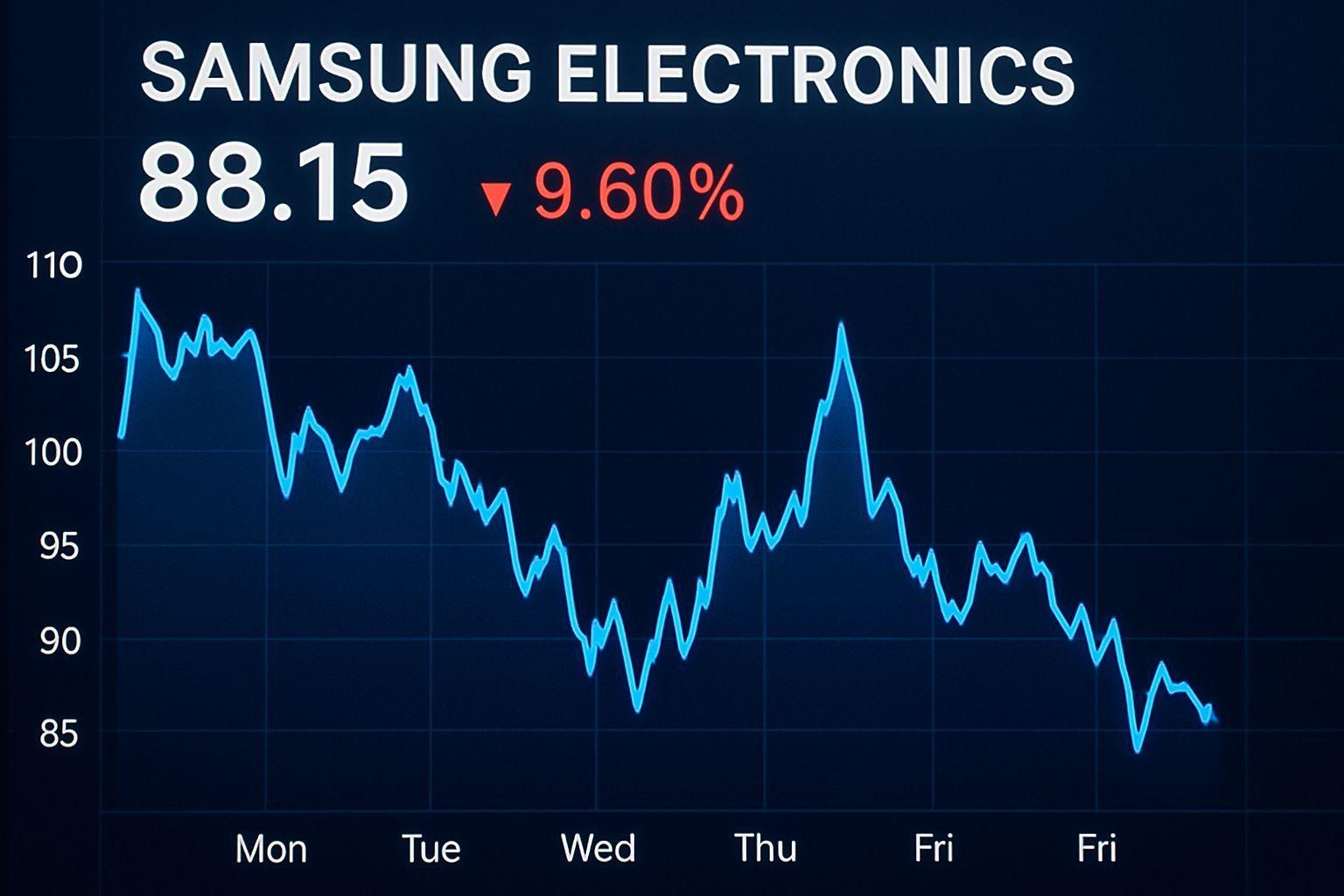 📈 삼성전자 주가, 일주일 간의 극적인 롤러코스터