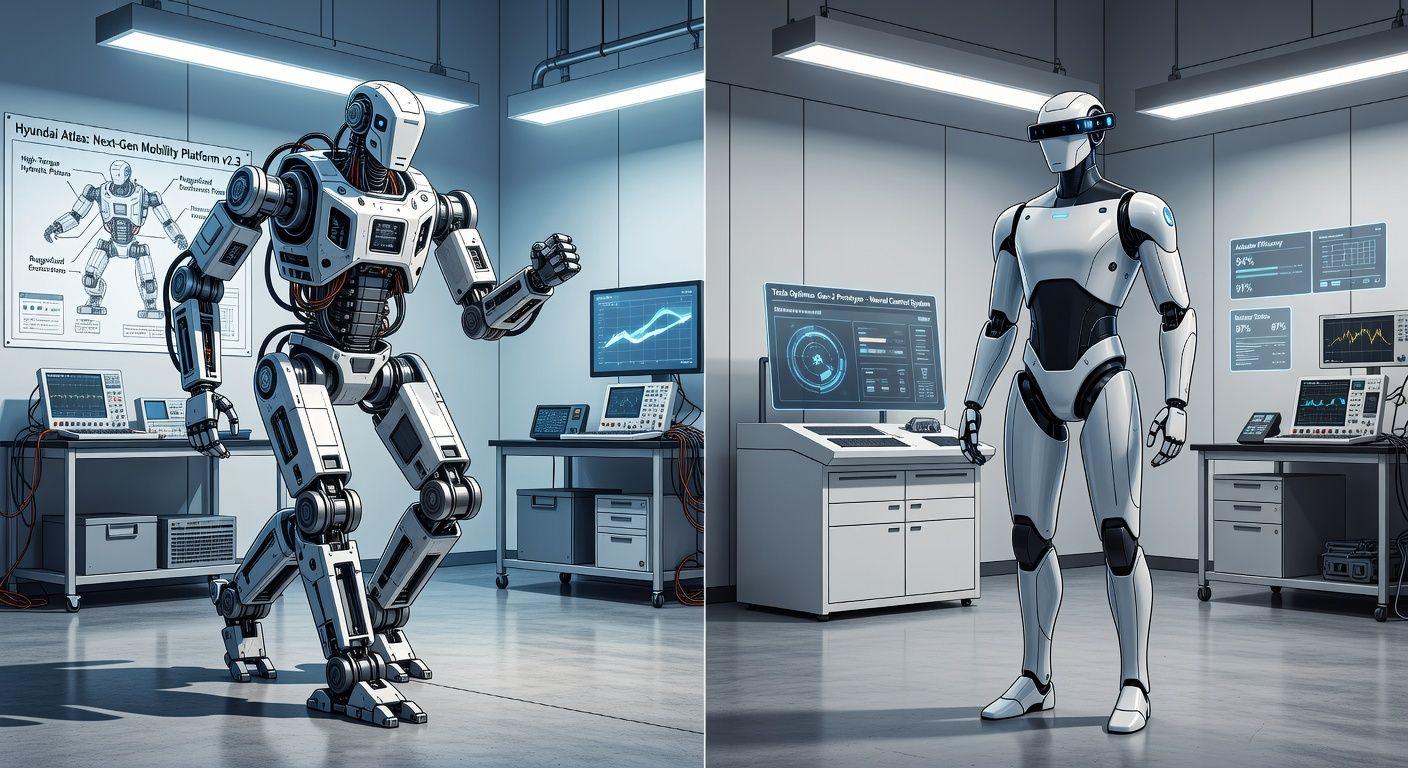 📈 주요 로봇 관련주 비교: 현대차와 테슬라