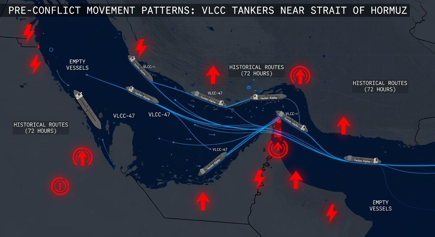 ⚙️ 전쟁 전 빈 배 6척, 위험 지역으로의 전략적 이동