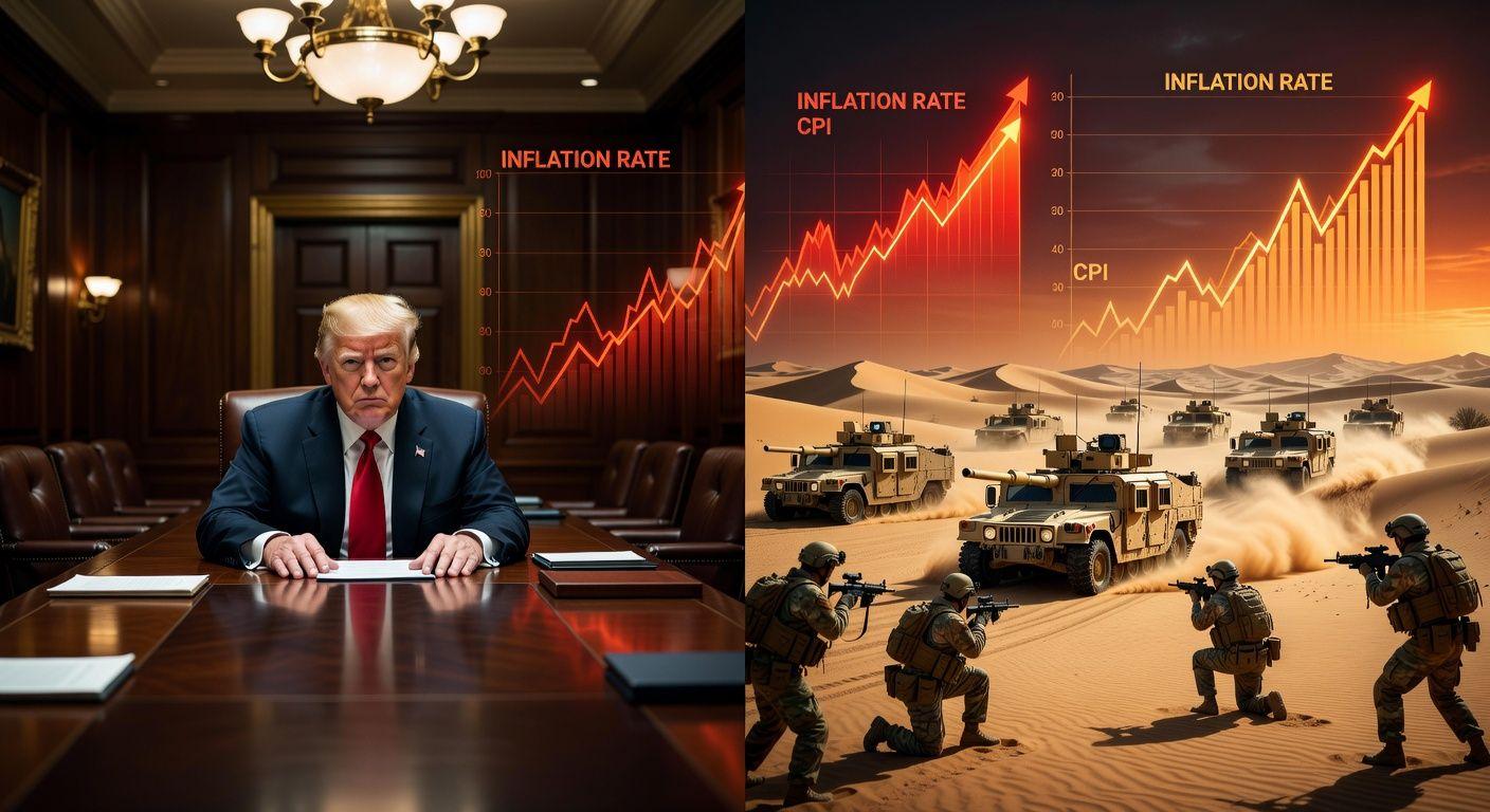 💰 트럼프가 두려운 것, 인플레이션 폭탄 vs 군사적 승리