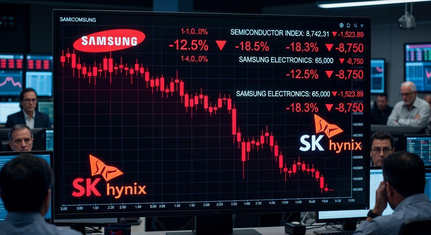 📉 시장 충격과 삼성전자 SK하이닉스 주가 하락의 진짜 이유