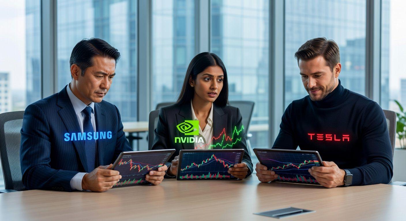 📈 삼성·엔비디아·테슬라 주주별 영향 분석