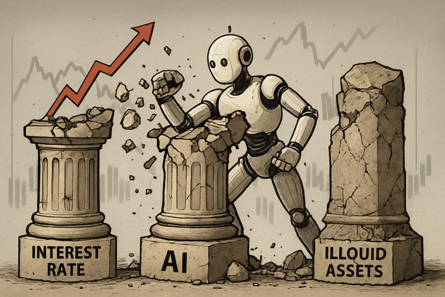 📈 사모대출 위기의 3대 원인: AI·금리·유동성 삼중고