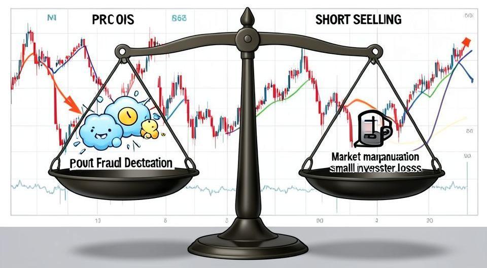 ⚖️ 공매도의 양날의 검: 시장의 필터인가 조작 도구인가