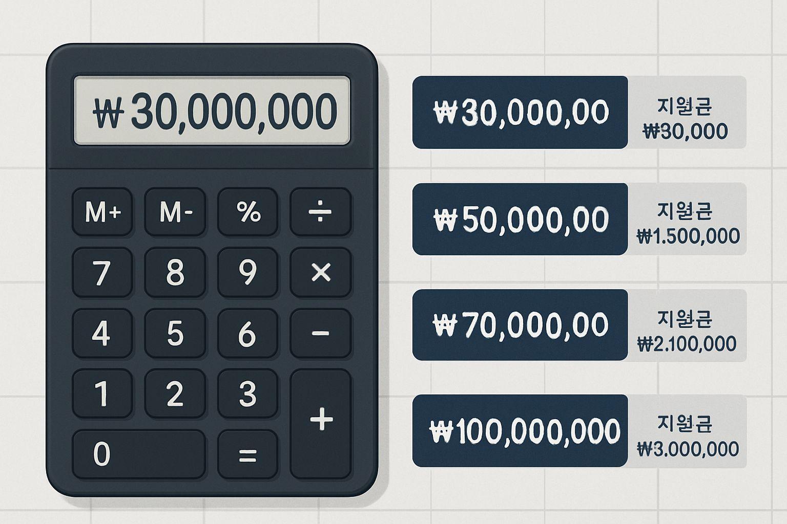 🔢 연봉별 고유가 지원금 계산법: 3천만원에서 1억원까지