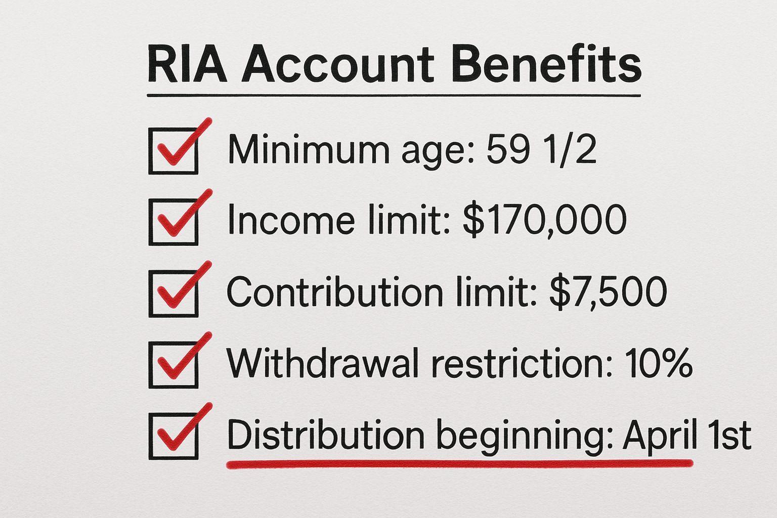 🔍 RIA 계좌 필수 5가지 조건 확인하기