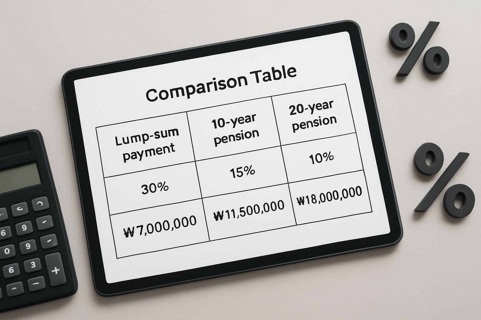 💰 퇴직금 수령 방식별 세금 비교 분석