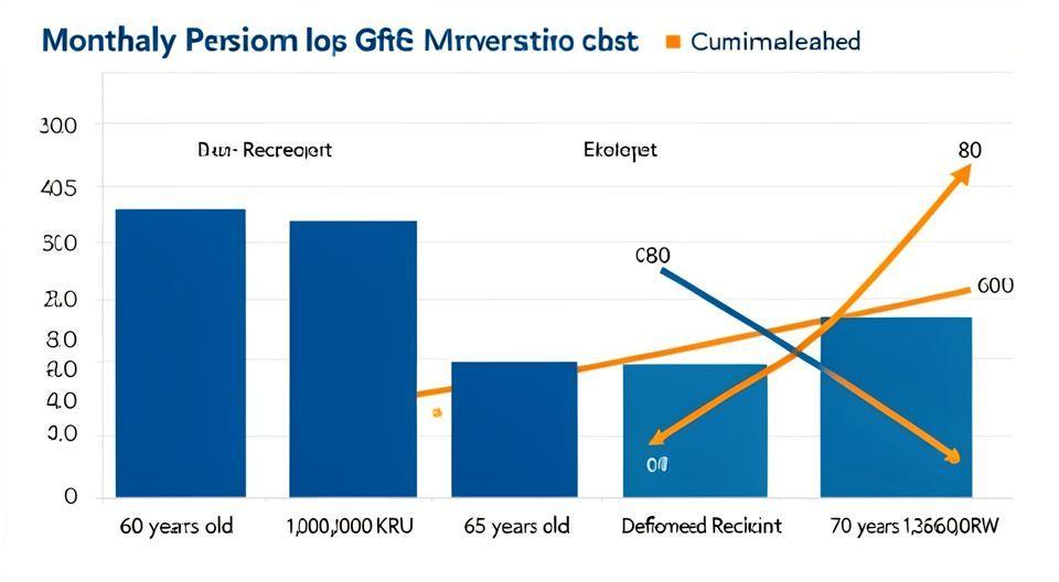 📊 조기 수령 vs 연기 수령: 수령액 비교 데이터