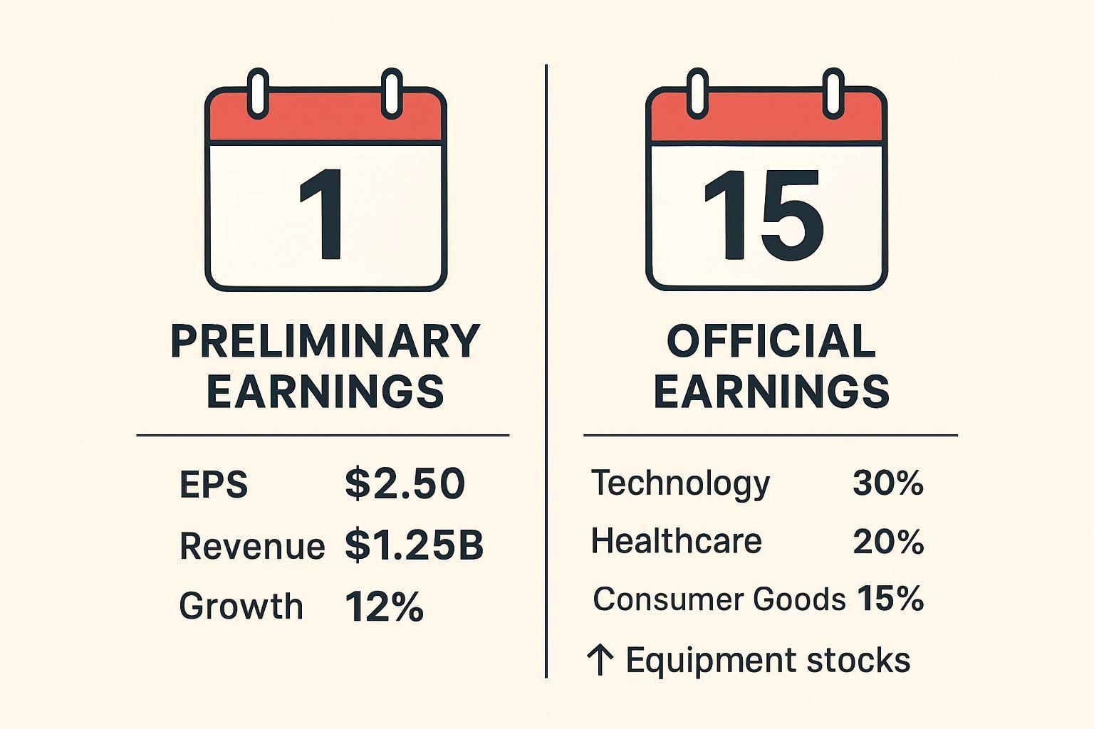🔍 잠정실적 vs 본실적, 수혜주 타점 잡는 핵심 차이