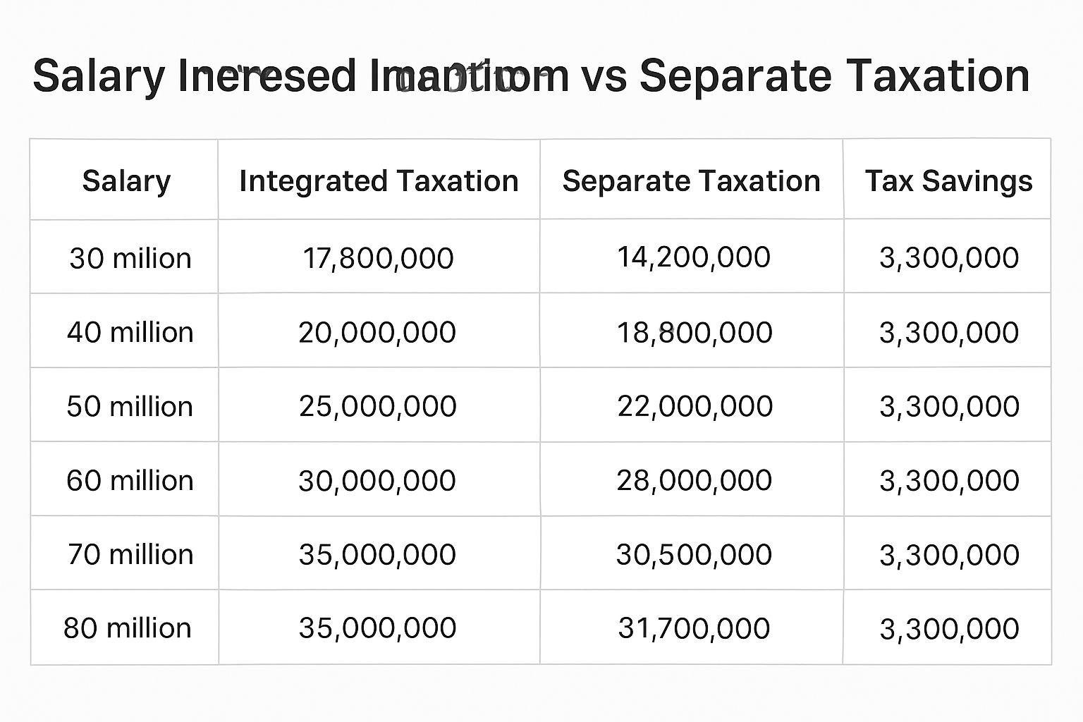📈 연봉별 배당 소득 분리과세 절세 효과 분석표