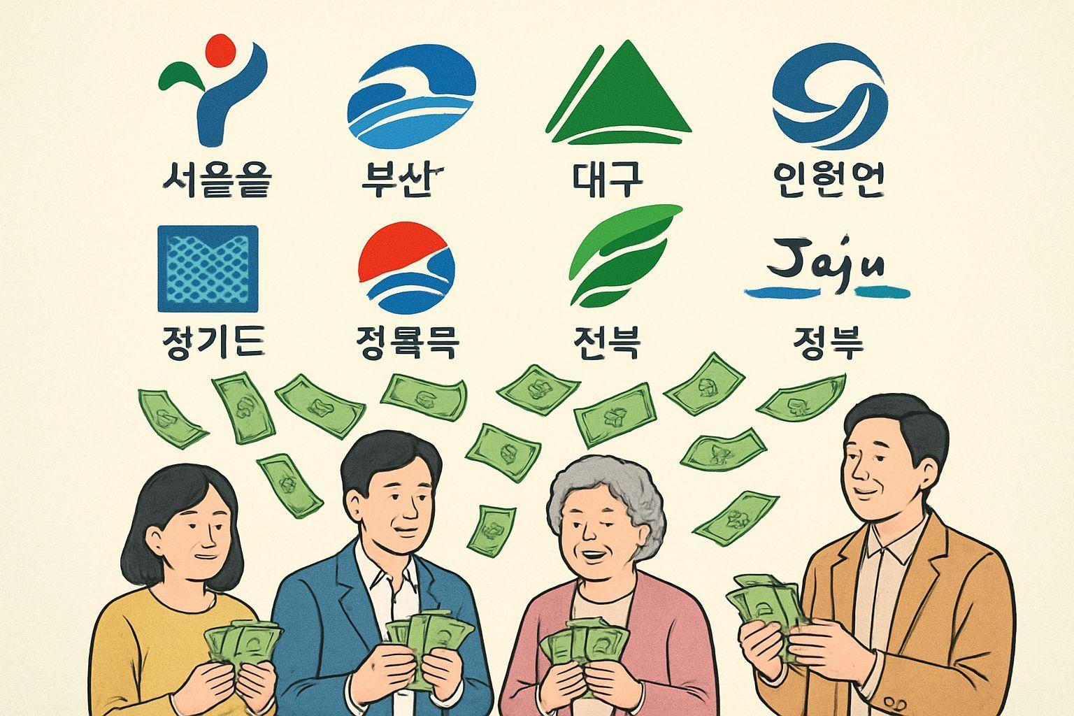 ✅ 성남시부터 경상남도까지! 주요 지역 지원금 현황