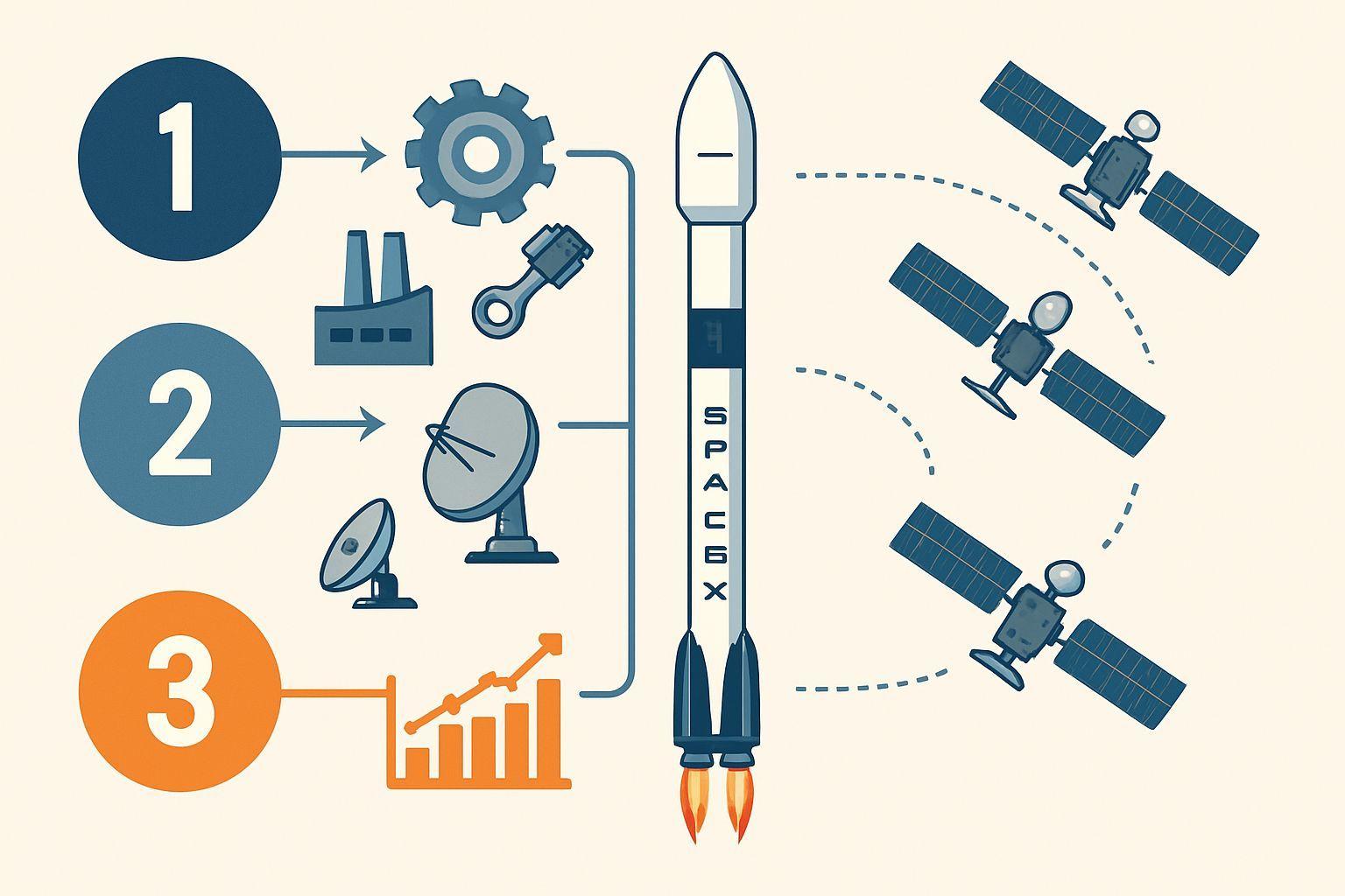 💰 스페이스X 자금 흐름과 한국 수혜주 3단계 구조 분석