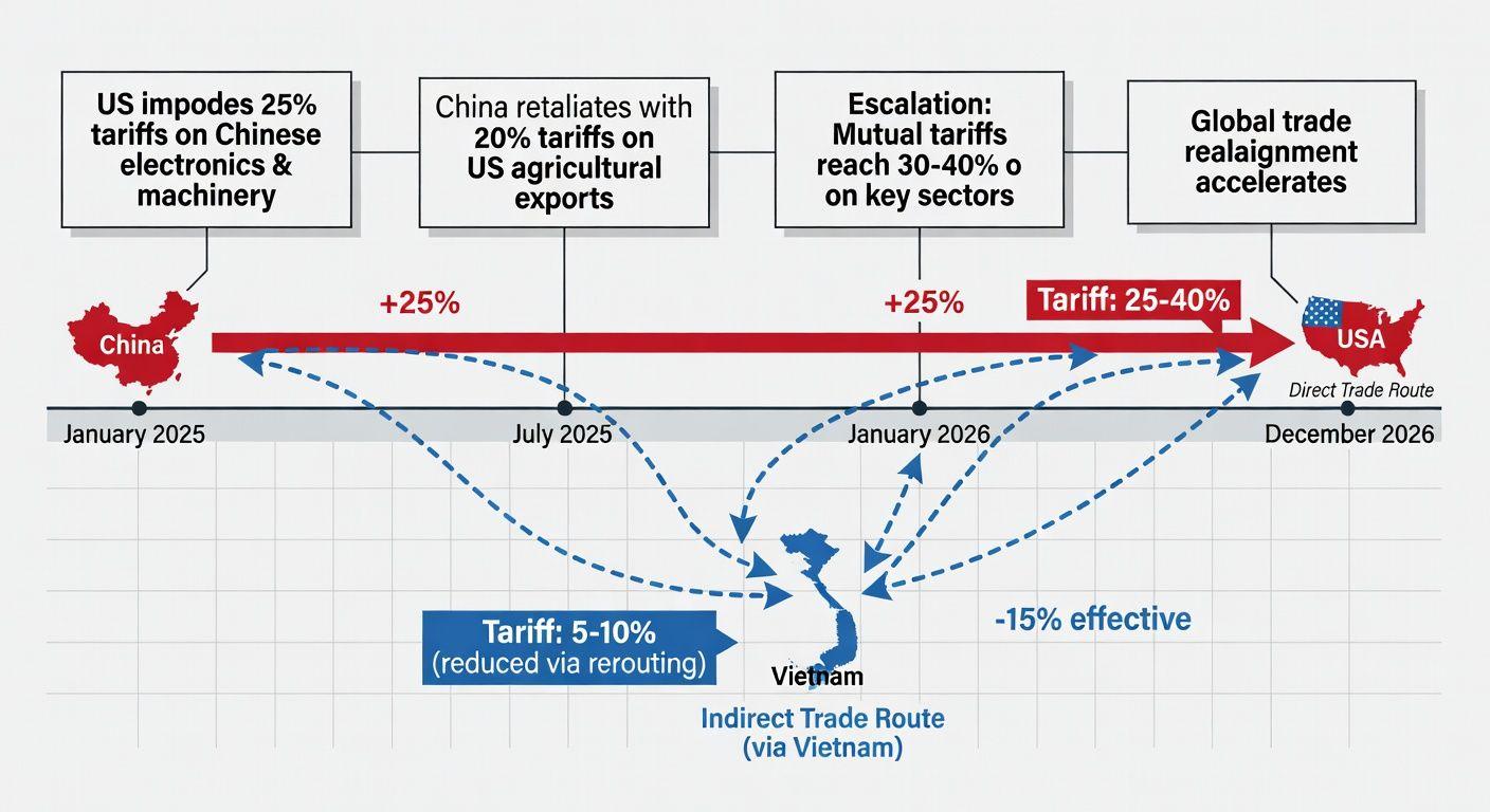 💡 중국 우회 수출, 미국 관세 장벽을 뚫은 기발한 전략