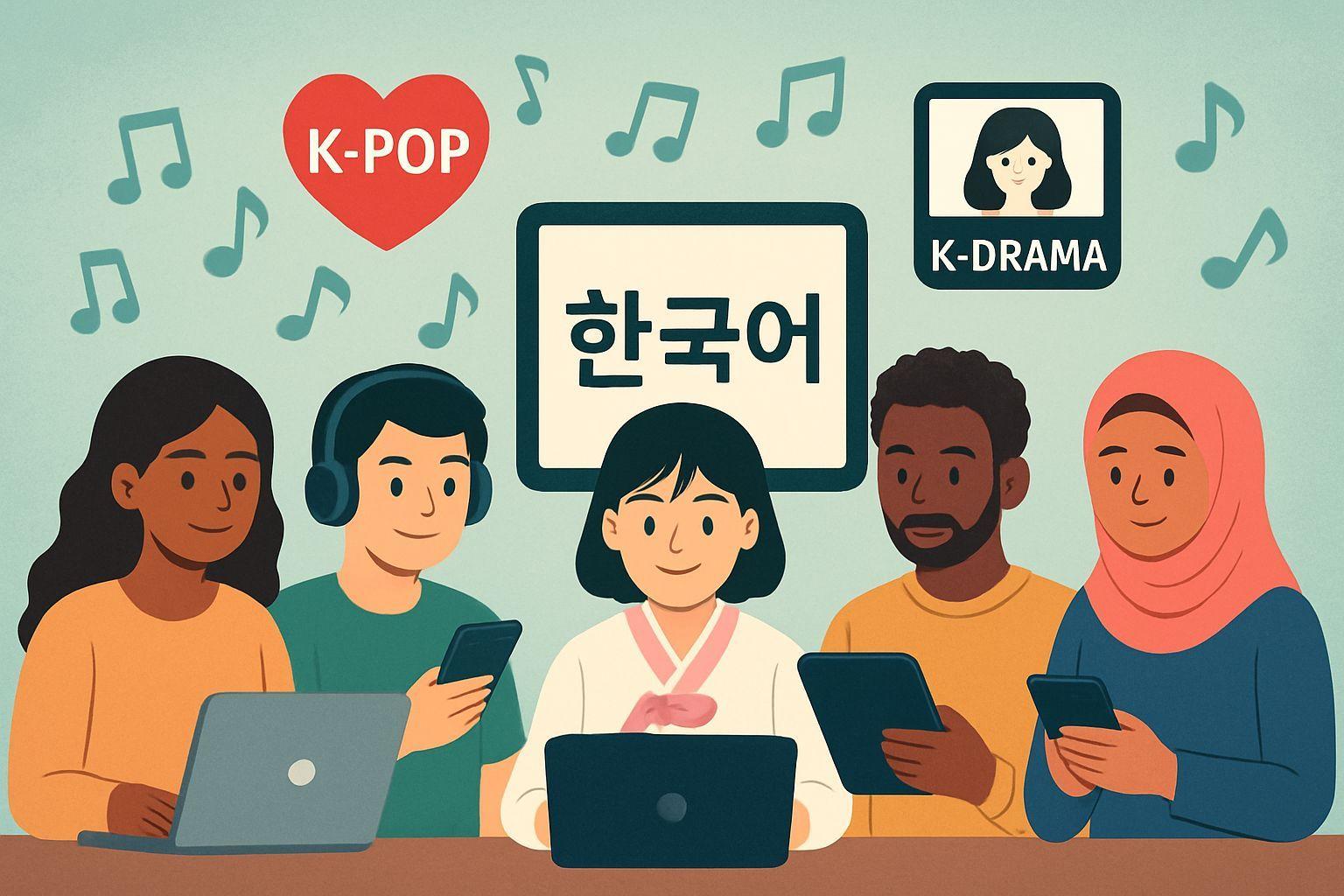 💡 K-콘텐츠 열풍과 한국어 학습의 비결