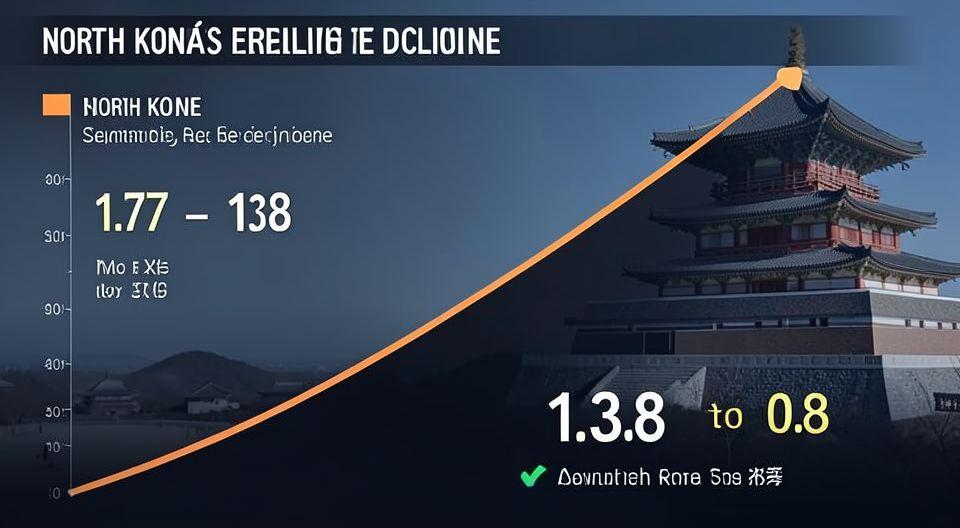 📊 북한 출산율의 충격적 데이터 현황