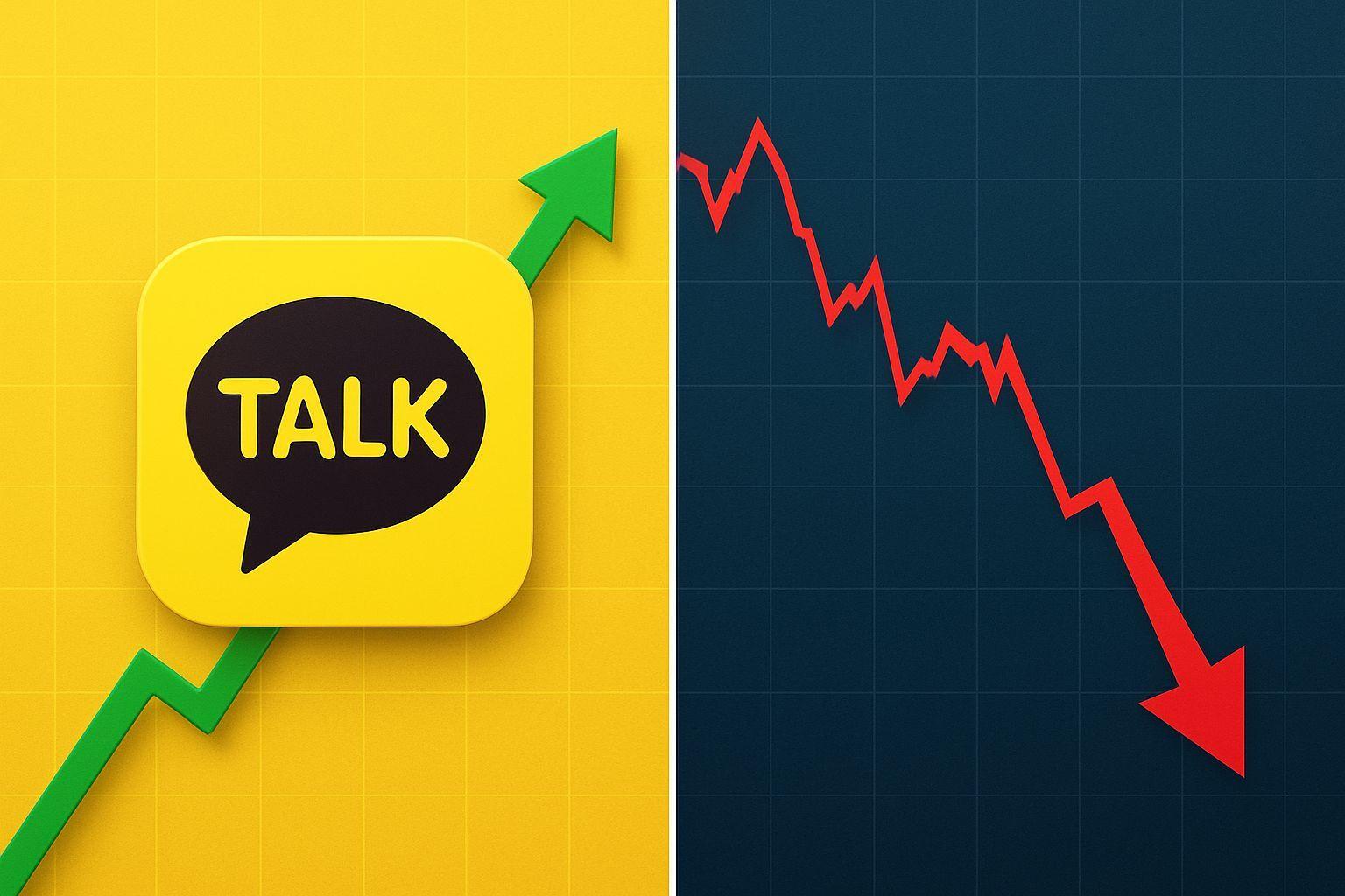 📈 카카오 주가 하락의 역설: 매출은 오르는데 주가는 왜?