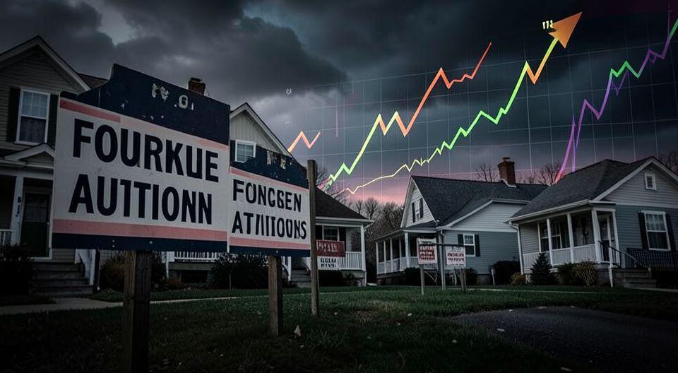 📈 금리 상승과 경매 물량 증가 위험