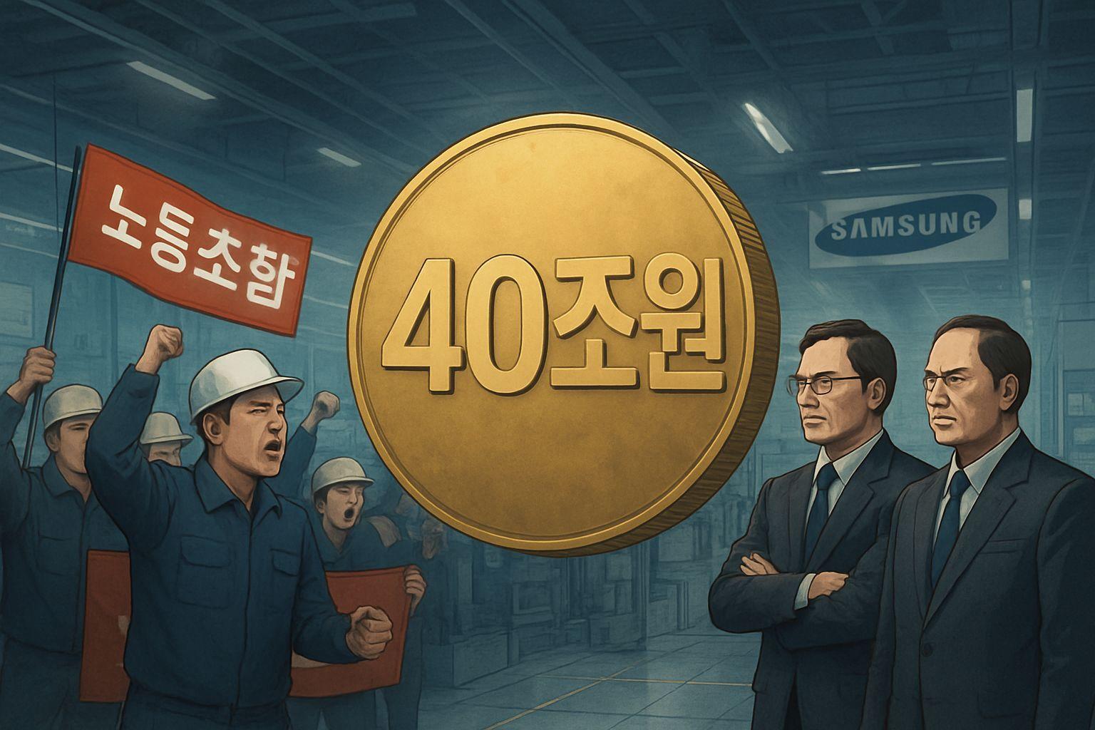 ✅ 2026년 삼성전자 노사갈등, 40조 성과급 요구의 배경