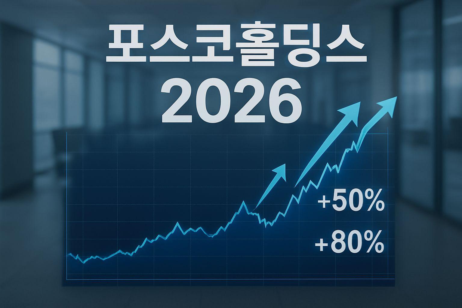 📈 포스코홀딩스, 2026년 역사적 반등의 시작인가?