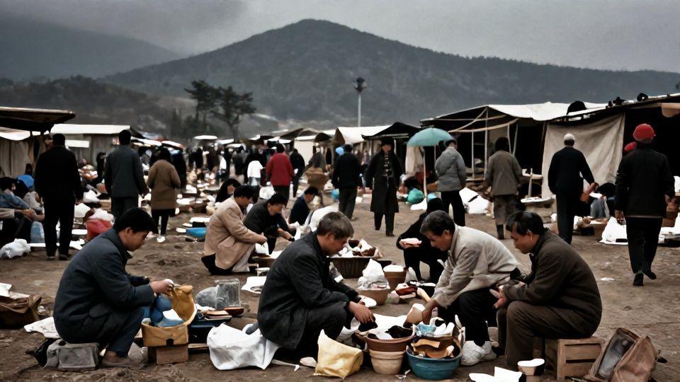 🔍 북한 장마당의 탄생과 역사적 배경