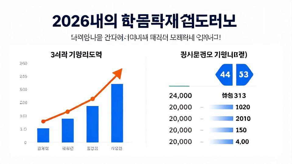 📈 2026년 근로장려금, 무엇이 바뀌었나요?