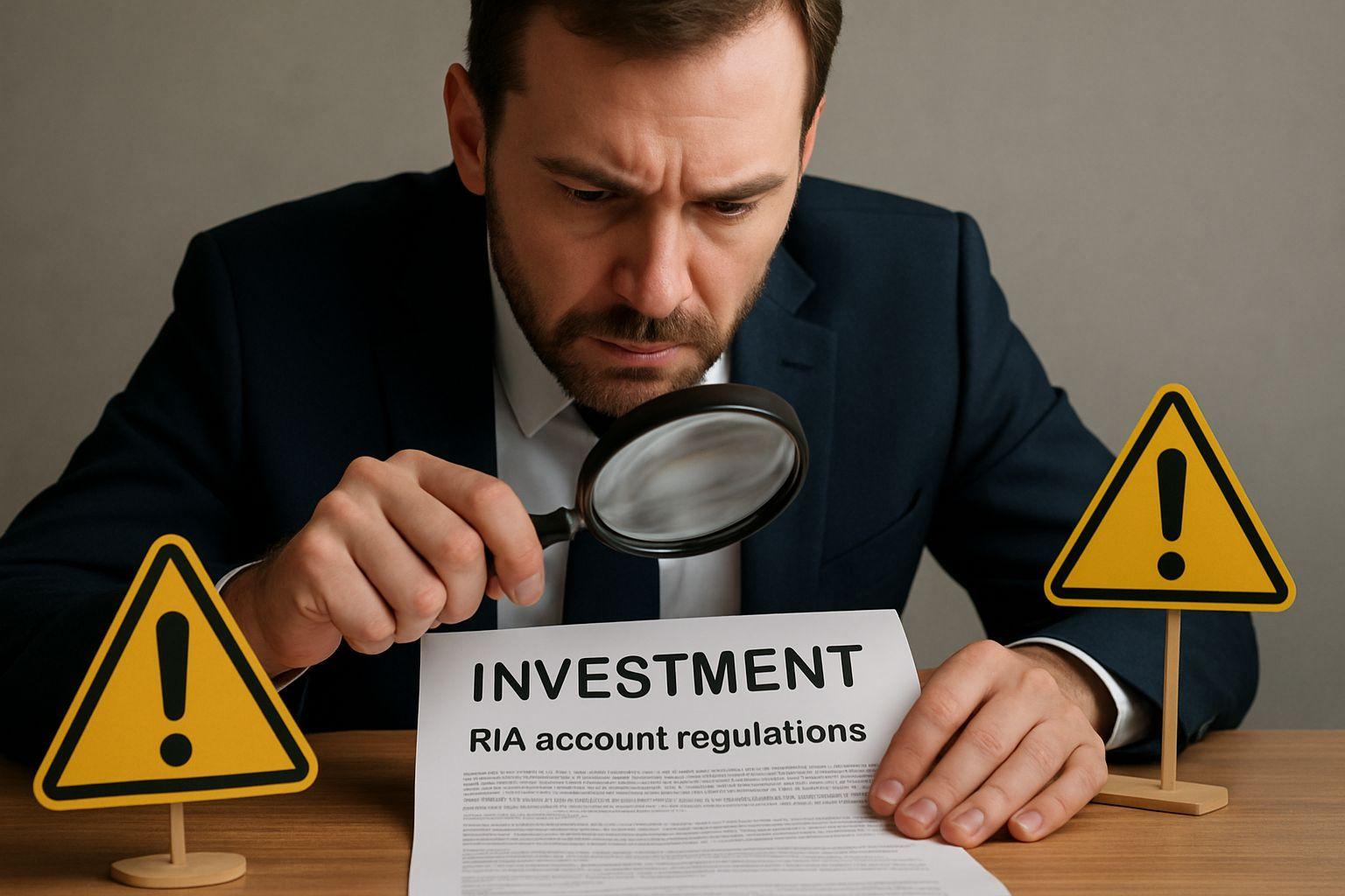 ⚠️ RIA 계좌에서 반드시 피해야 할 함정들