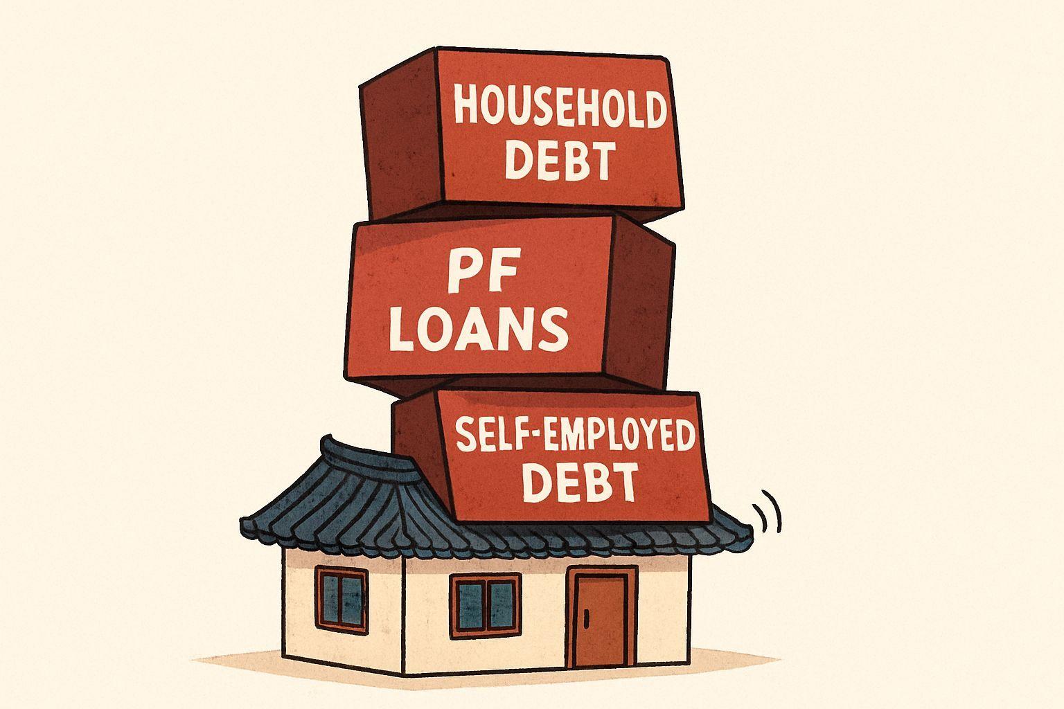 ⚠️ 한국 경제의 숨겨진 위험: 가계 부채와 PF 문제